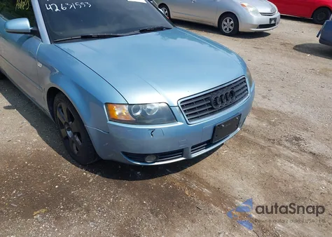 2006 Audi A4 1.8T from USA, damaged, VIN WAUAC48H76K007650